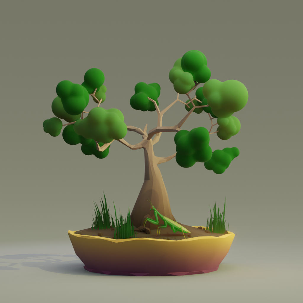 ZENFT Garden Society - Bonsai - Bonsai #8184 - NFT # 8184