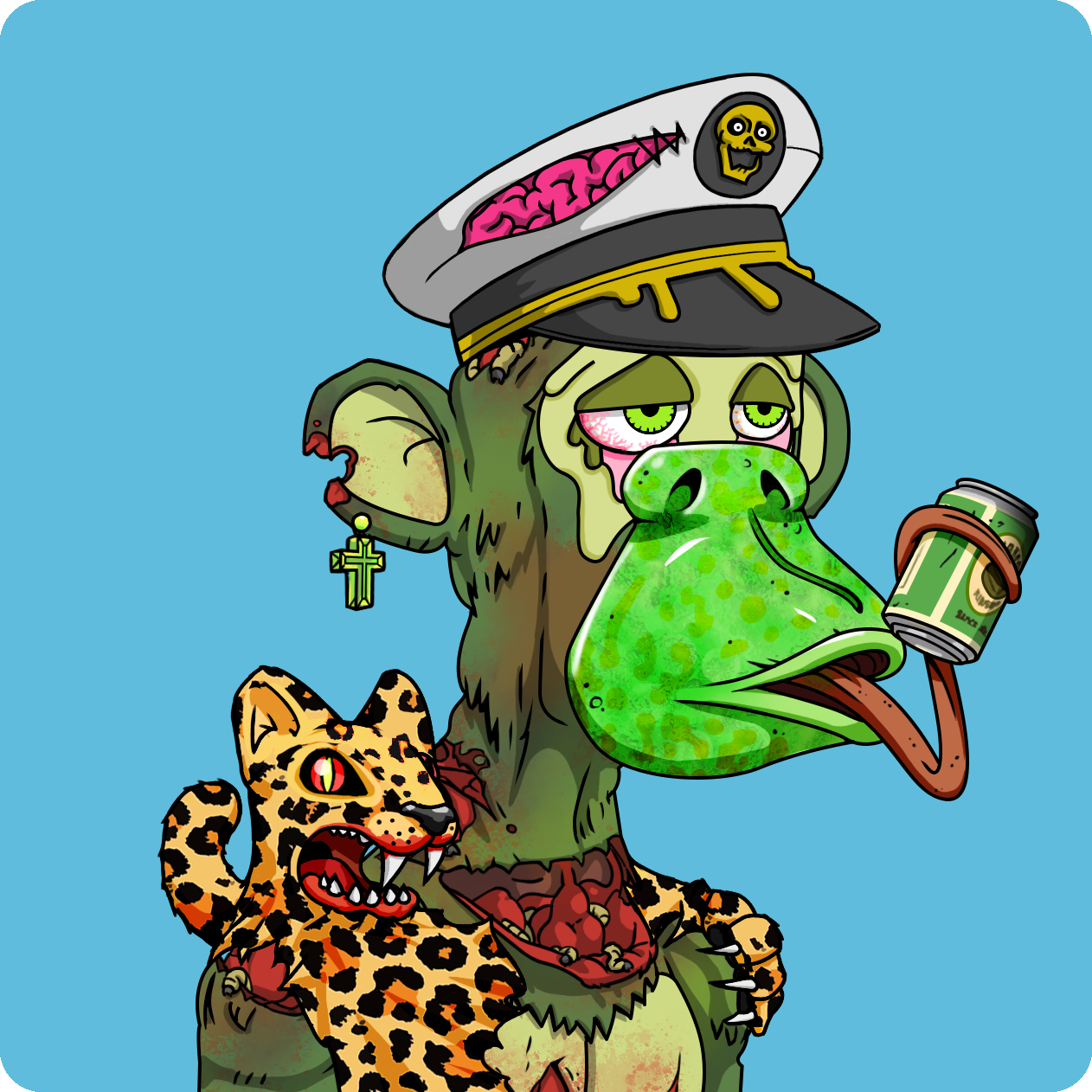 Yuga Labs - Mutant Ape Yacht Club - NFT # 9586