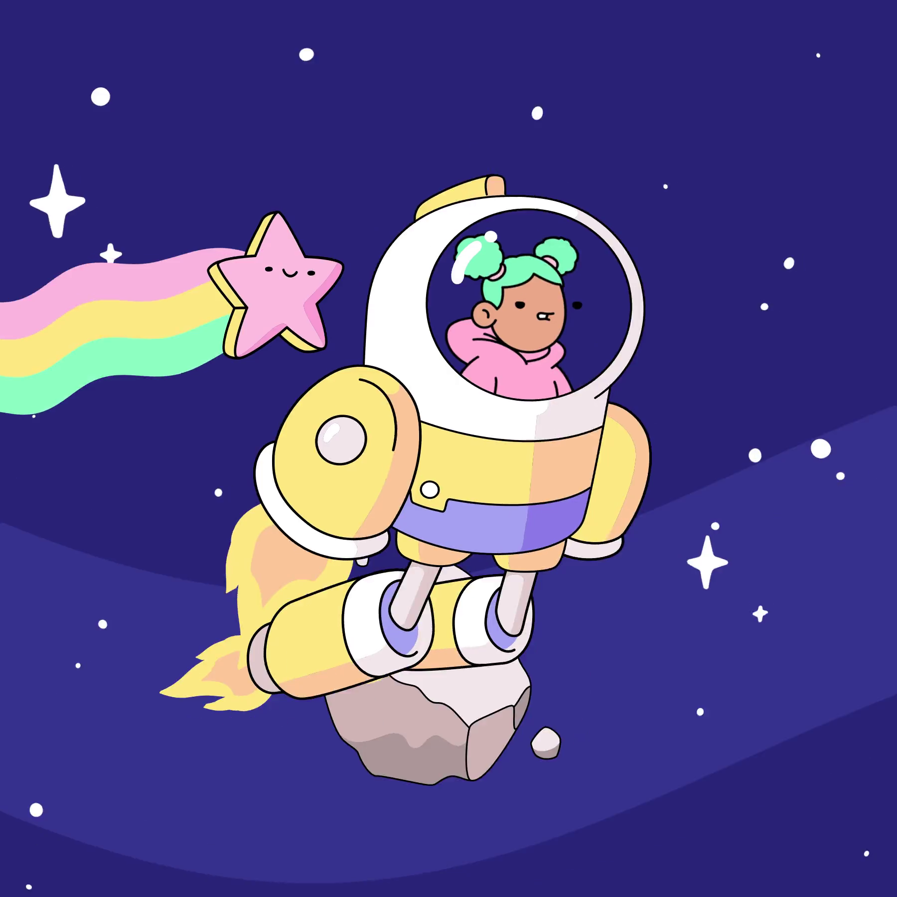 The Doodles Founders - Space Doodles - Space Doodle #9778 - NFT # 9778