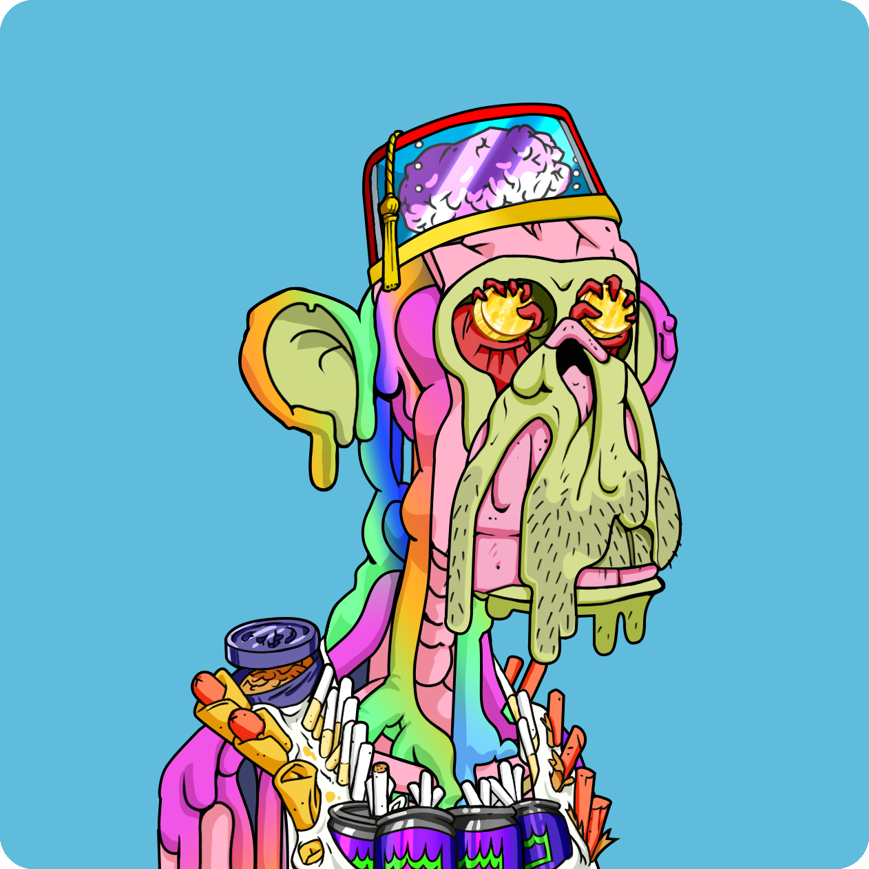 Yuga Labs - Mutant Ape Yacht Club - NFT # 9485