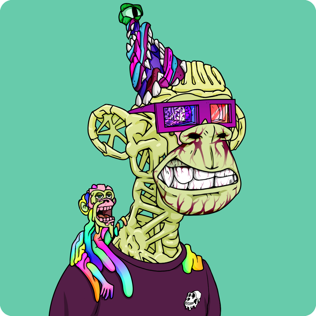 Yuga Labs - Mutant Ape Yacht Club - NFT # 1110