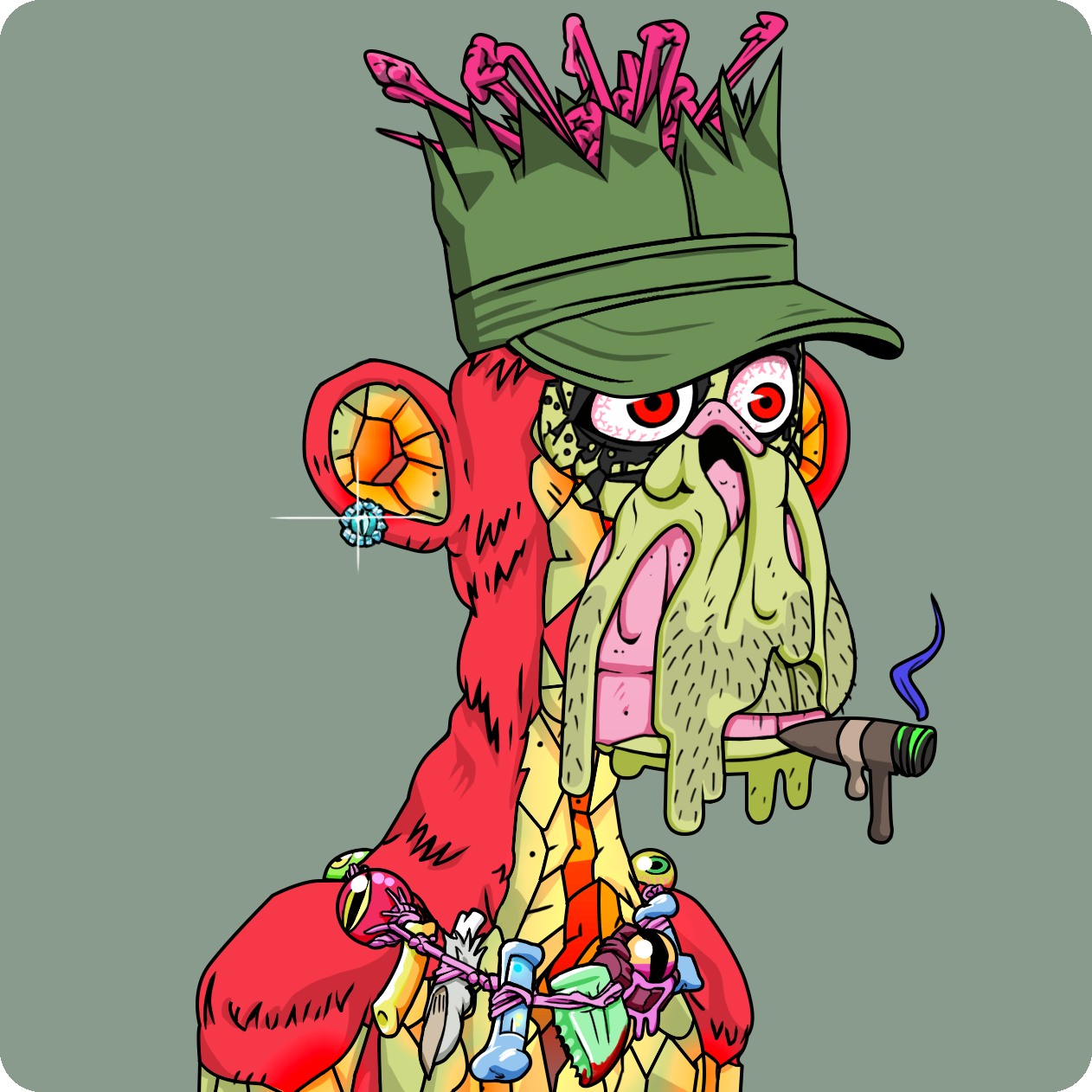 Yuga Labs - Mutant Ape Yacht Club - NFT # 3016