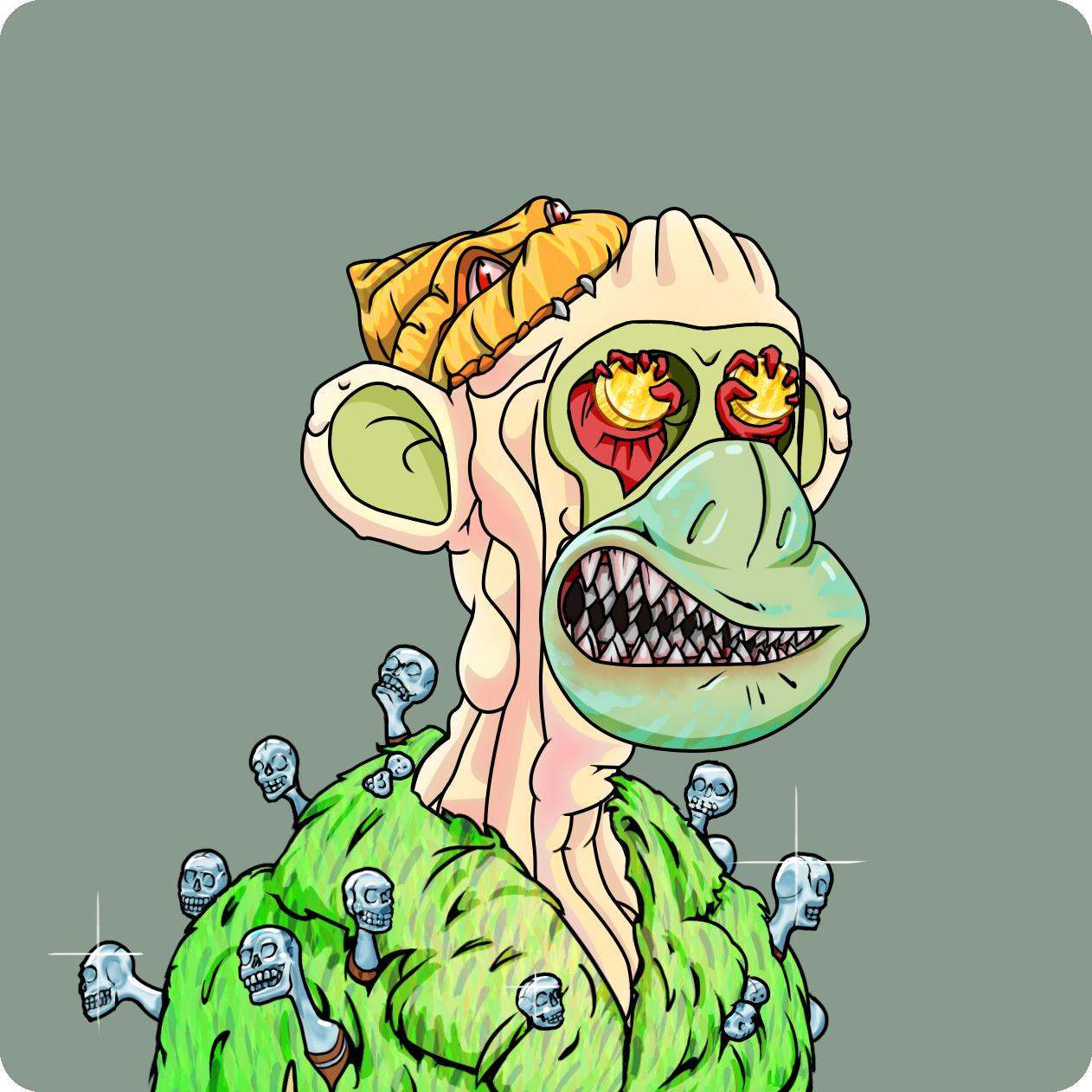 Yuga Labs - Mutant Ape Yacht Club - NFT # 13054