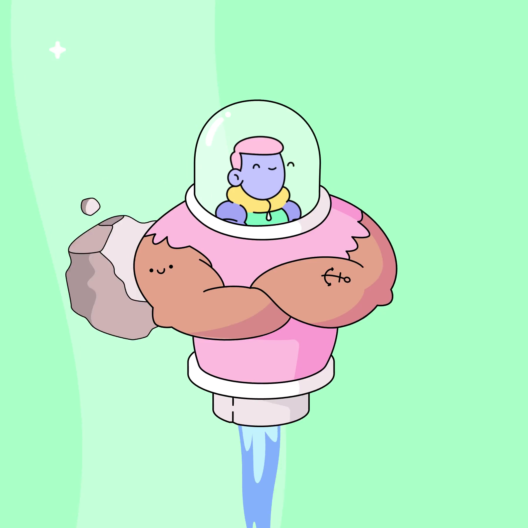 The Doodles Founders - Space Doodles - Space Doodle #9738 - NFT # 9738