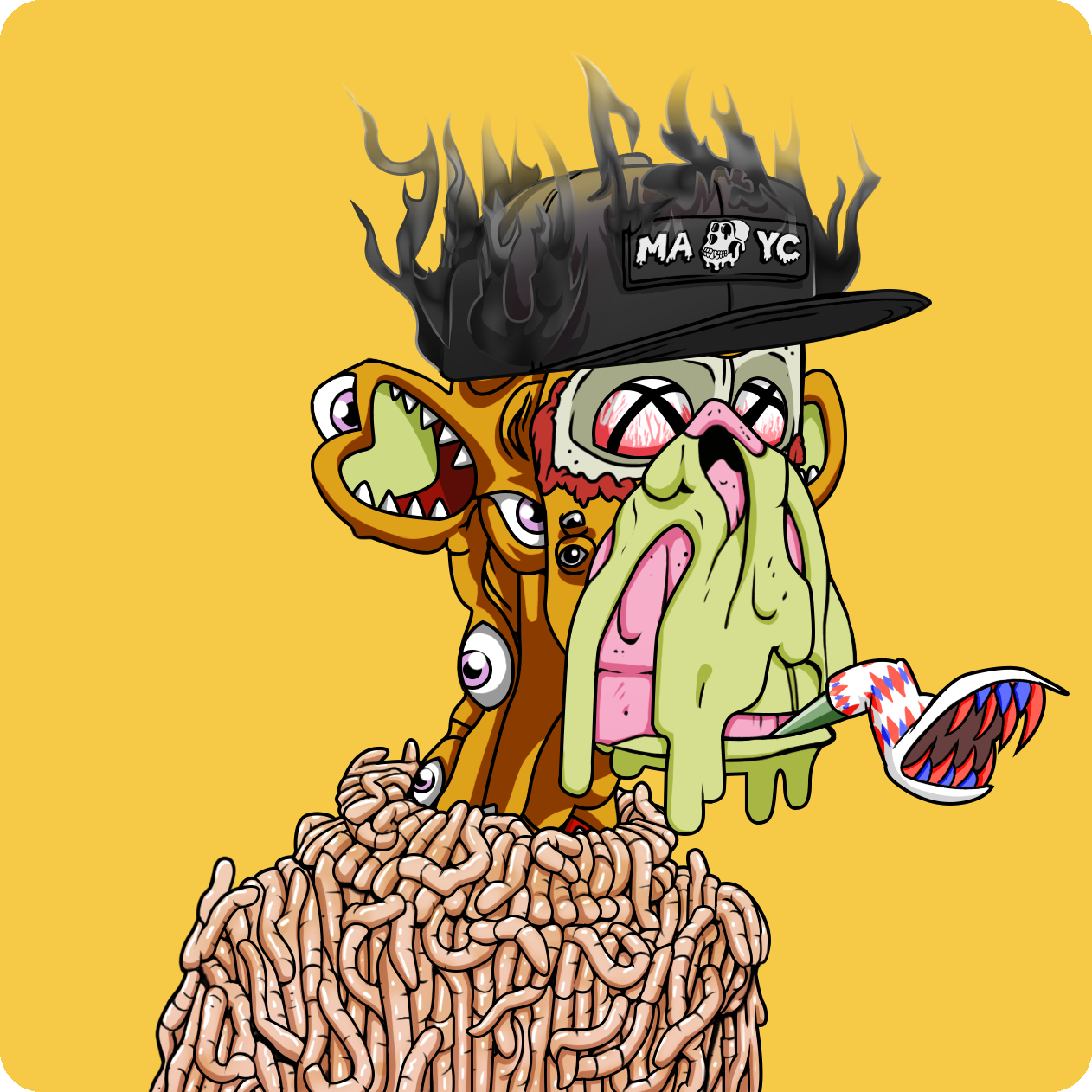 Yuga Labs - Mutant Ape Yacht Club - NFT # 3148