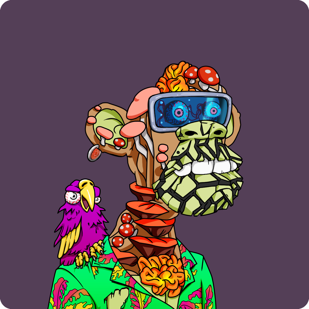 Yuga Labs - Mutant Ape Yacht Club - NFT # 5663