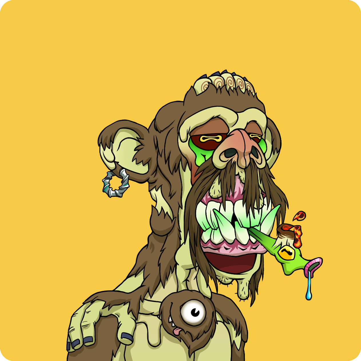 Yuga Labs - Mutant Ape Yacht Club - NFT # 13691