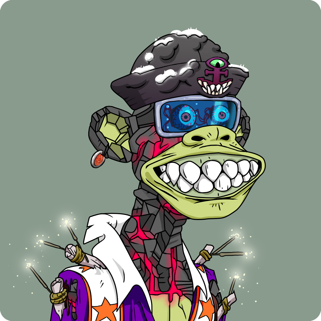 Yuga Labs - Mutant Ape Yacht Club - NFT # 19366