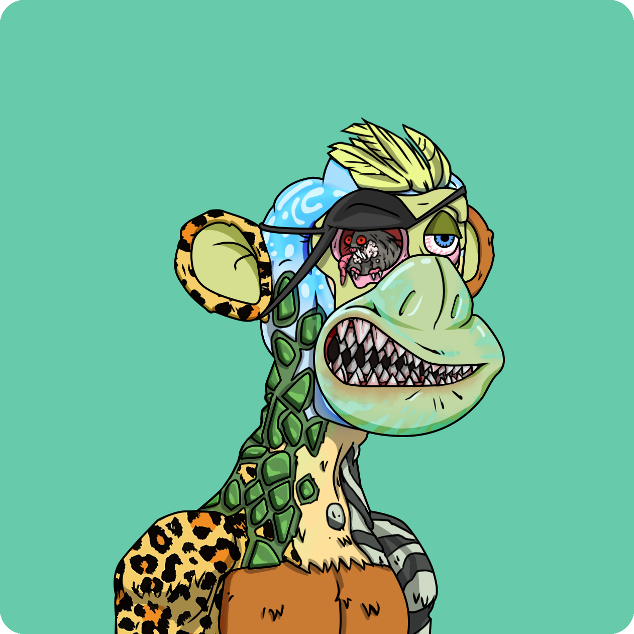 Yuga Labs - Mutant Ape Yacht Club - NFT # 3188