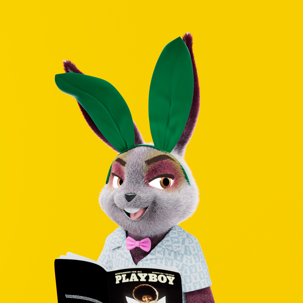 Playboy - The Rabbitars - Rabbitar #1558 - NFT # 1558