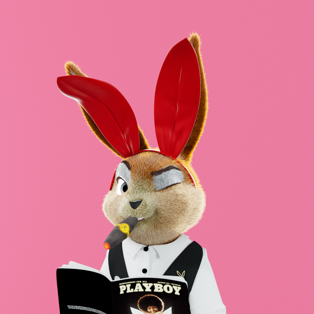 Playboy - The Rabbitars - Rabbitar #1908 - NFT # 1908