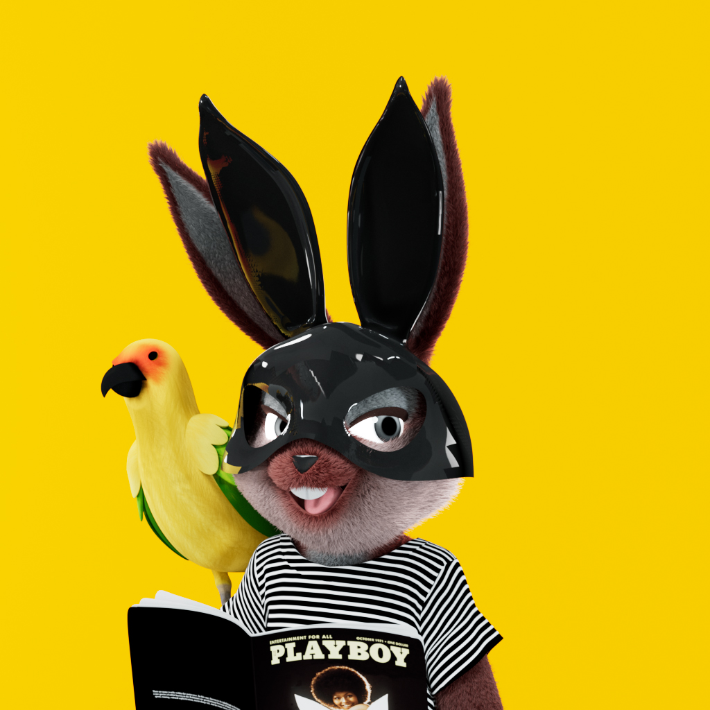 Playboy - The Rabbitars - Rabbitar #3644 - NFT # 3644