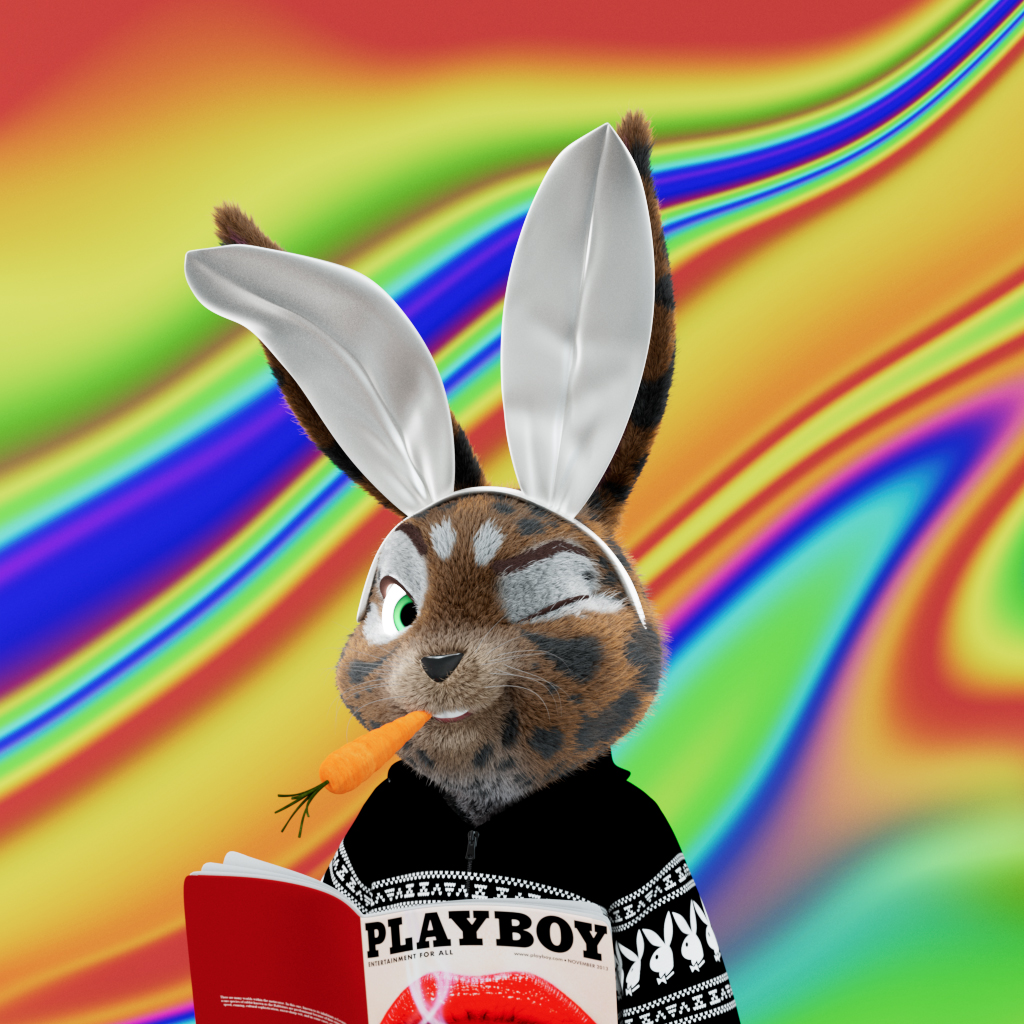 Playboy - The Rabbitars - Rabbitar #10672 - NFT # 10672