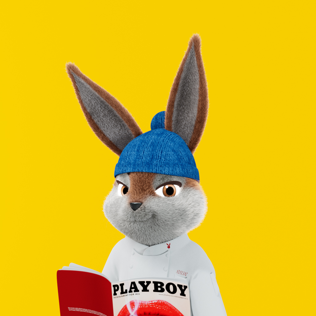 Playboy - The Rabbitars - Rabbitar #11166 - NFT # 11166