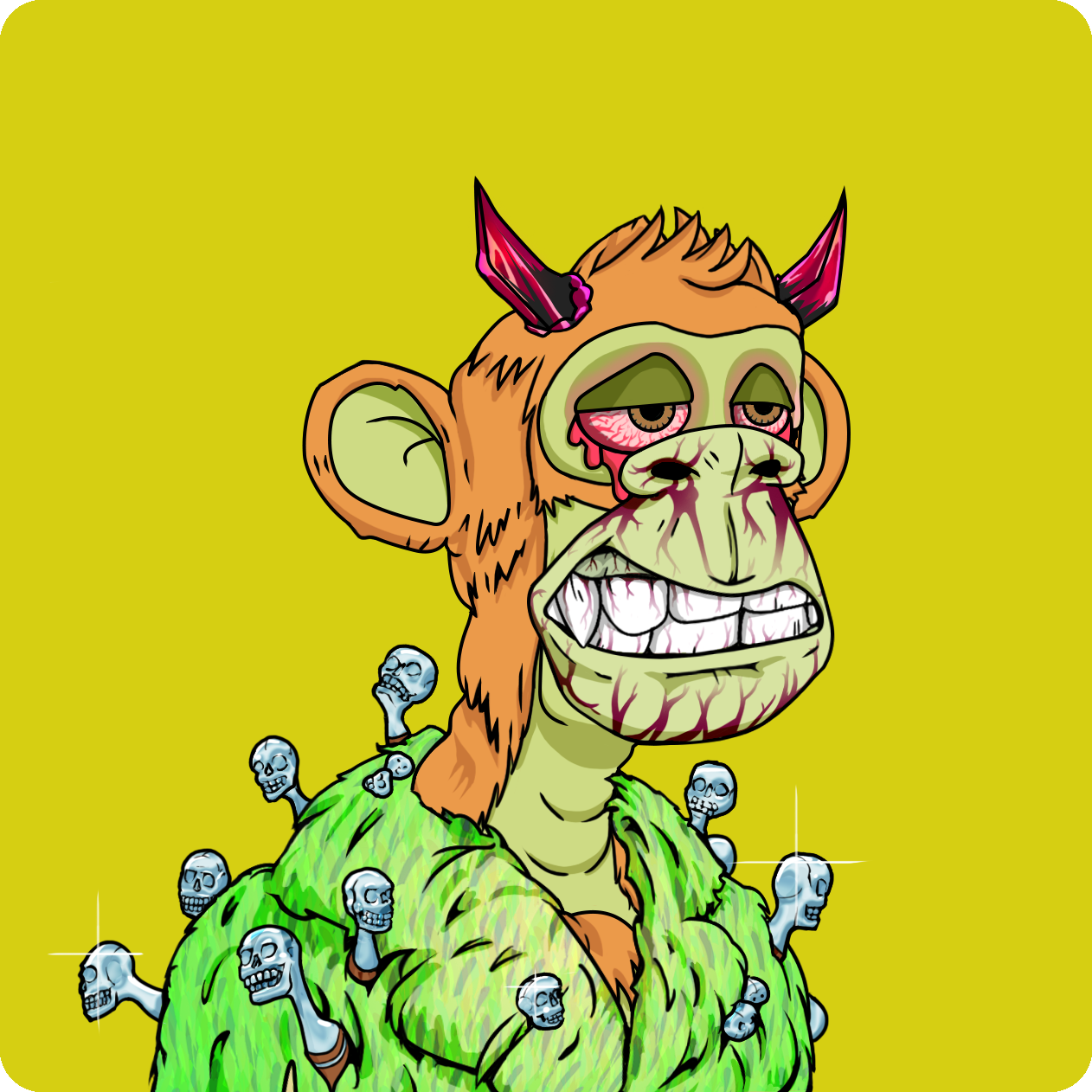 Yuga Labs - Mutant Ape Yacht Club - NFT # 19296