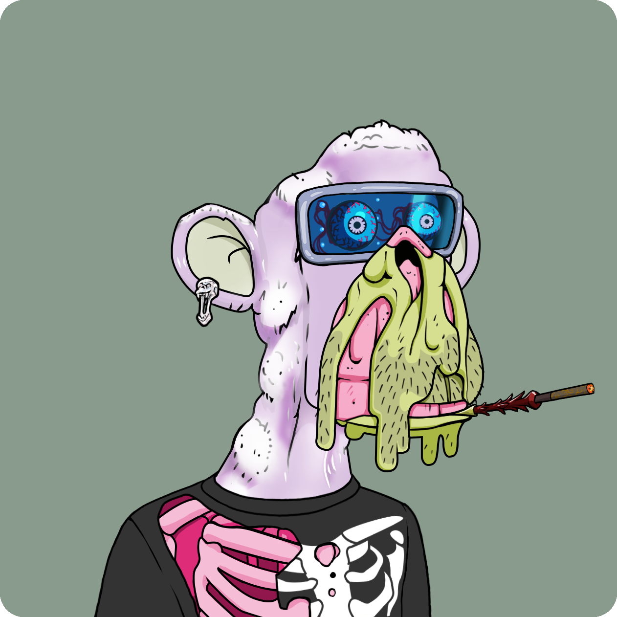 Yuga Labs - Mutant Ape Yacht Club - NFT # 2261