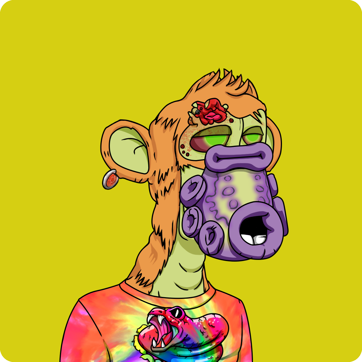 Yuga Labs - Mutant Ape Yacht Club - NFT # 3982