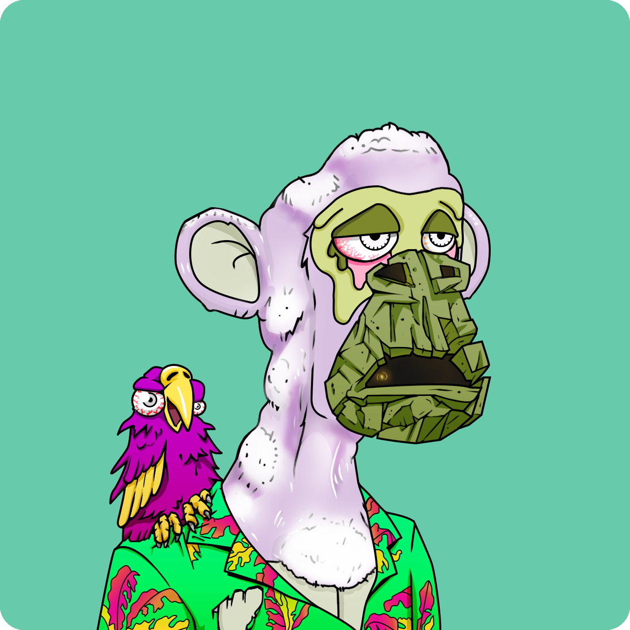 Yuga Labs - Mutant Ape Yacht Club - NFT # 21696