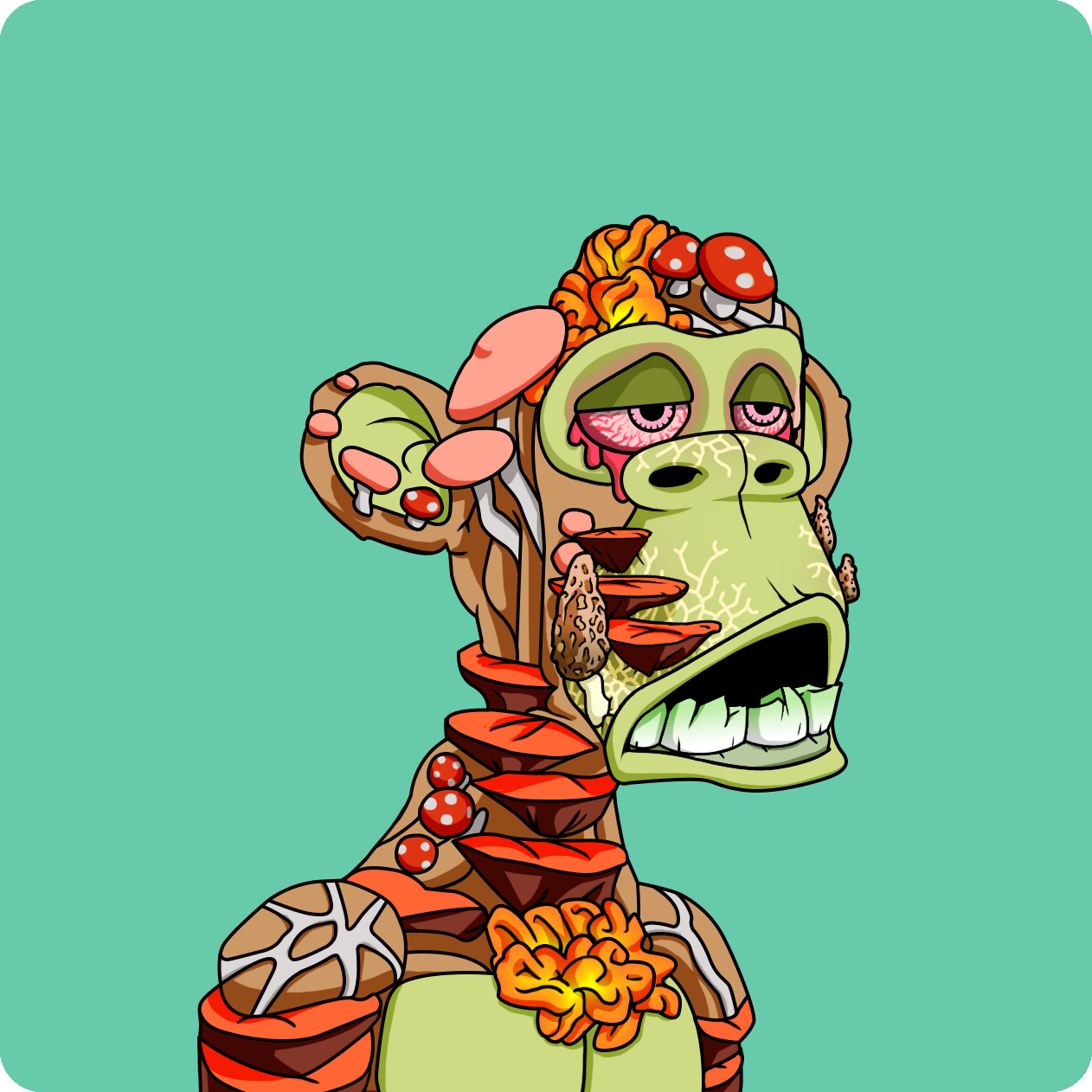 Yuga Labs - Mutant Ape Yacht Club - NFT # 7558