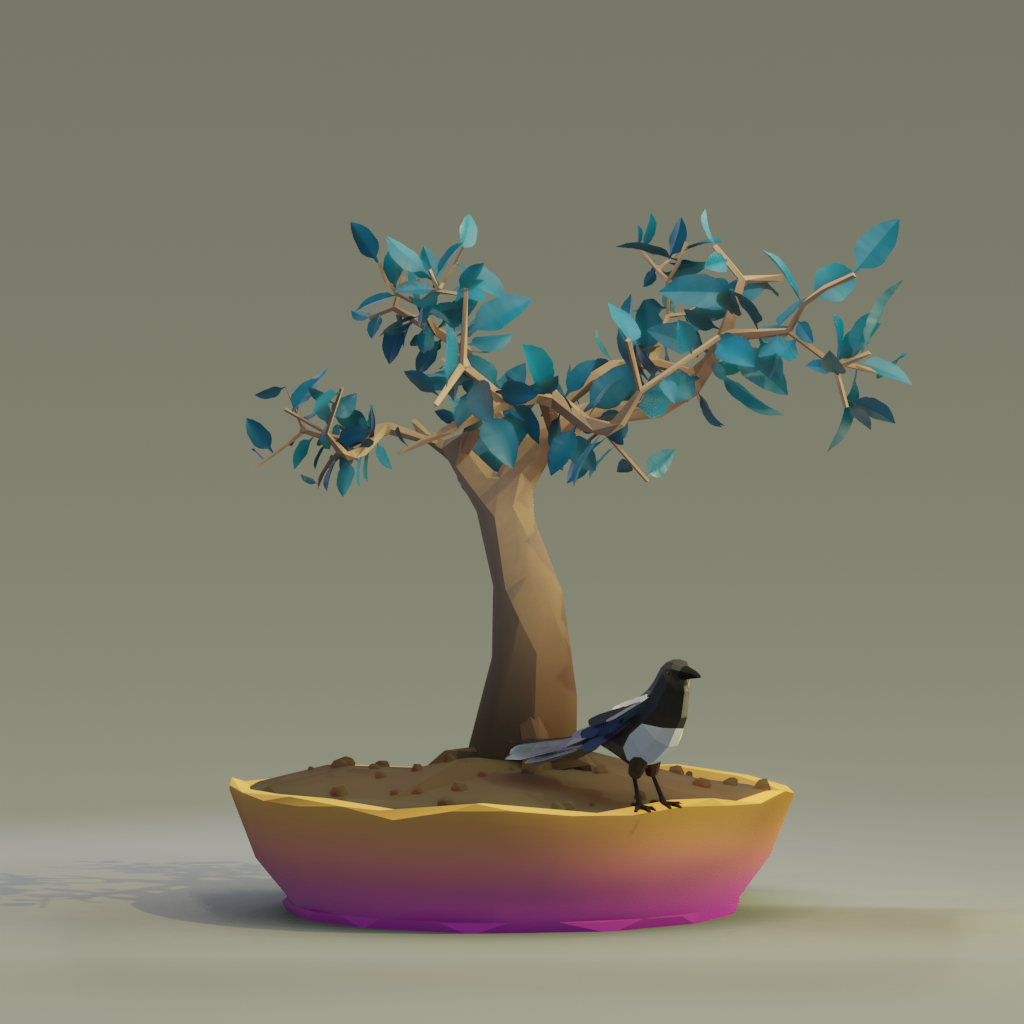 ZENFT Garden Society - Bonsai - Bonsai #8845 - NFT # 8845