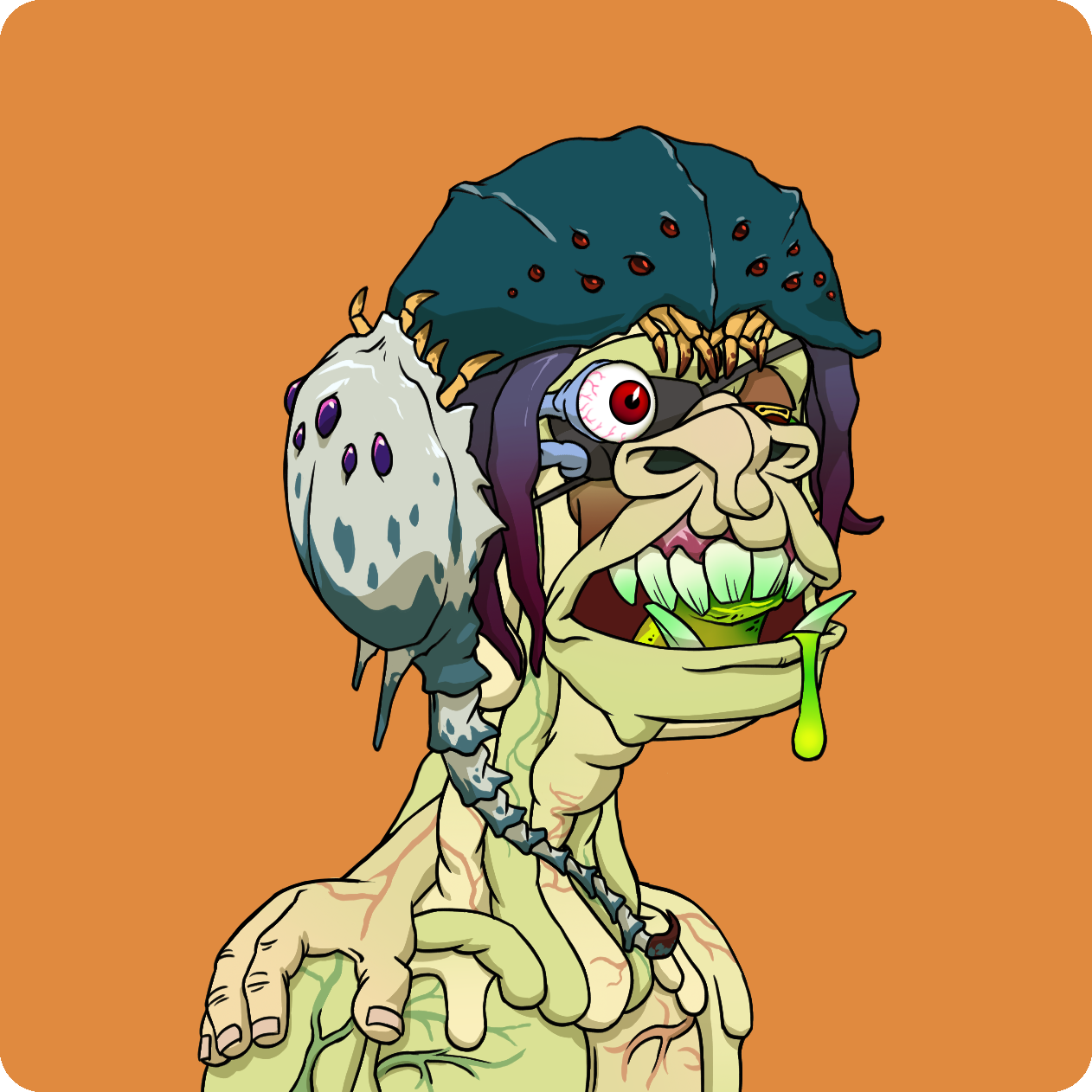 Yuga Labs - Mutant Ape Yacht Club - NFT # 3558