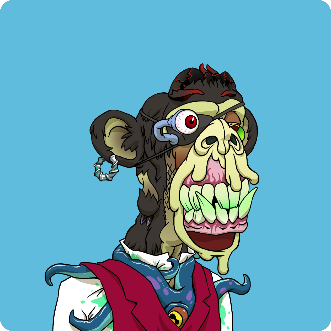 Yuga Labs - Mutant Ape Yacht Club - NFT # 3010