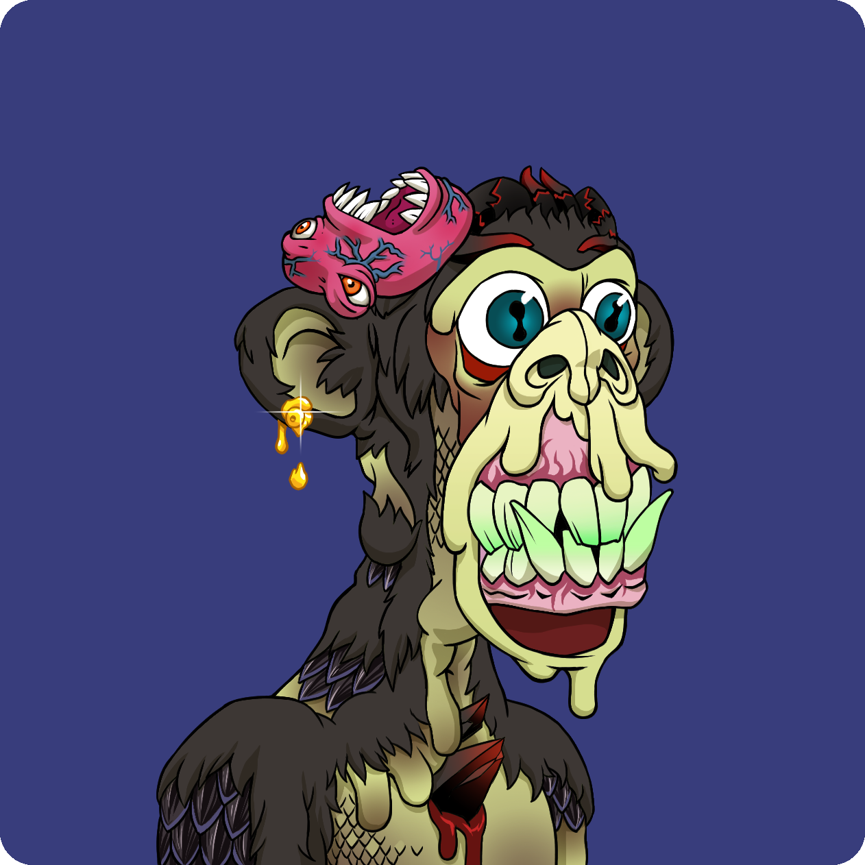 Yuga Labs - Mutant Ape Yacht Club - NFT # 9124