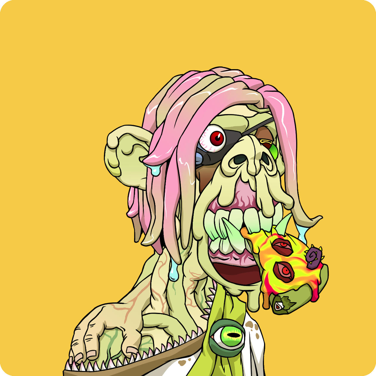 Yuga Labs - Mutant Ape Yacht Club - NFT # 2847