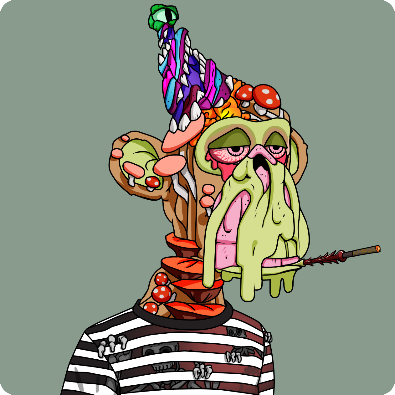 Yuga Labs - Mutant Ape Yacht Club - NFT # 9158