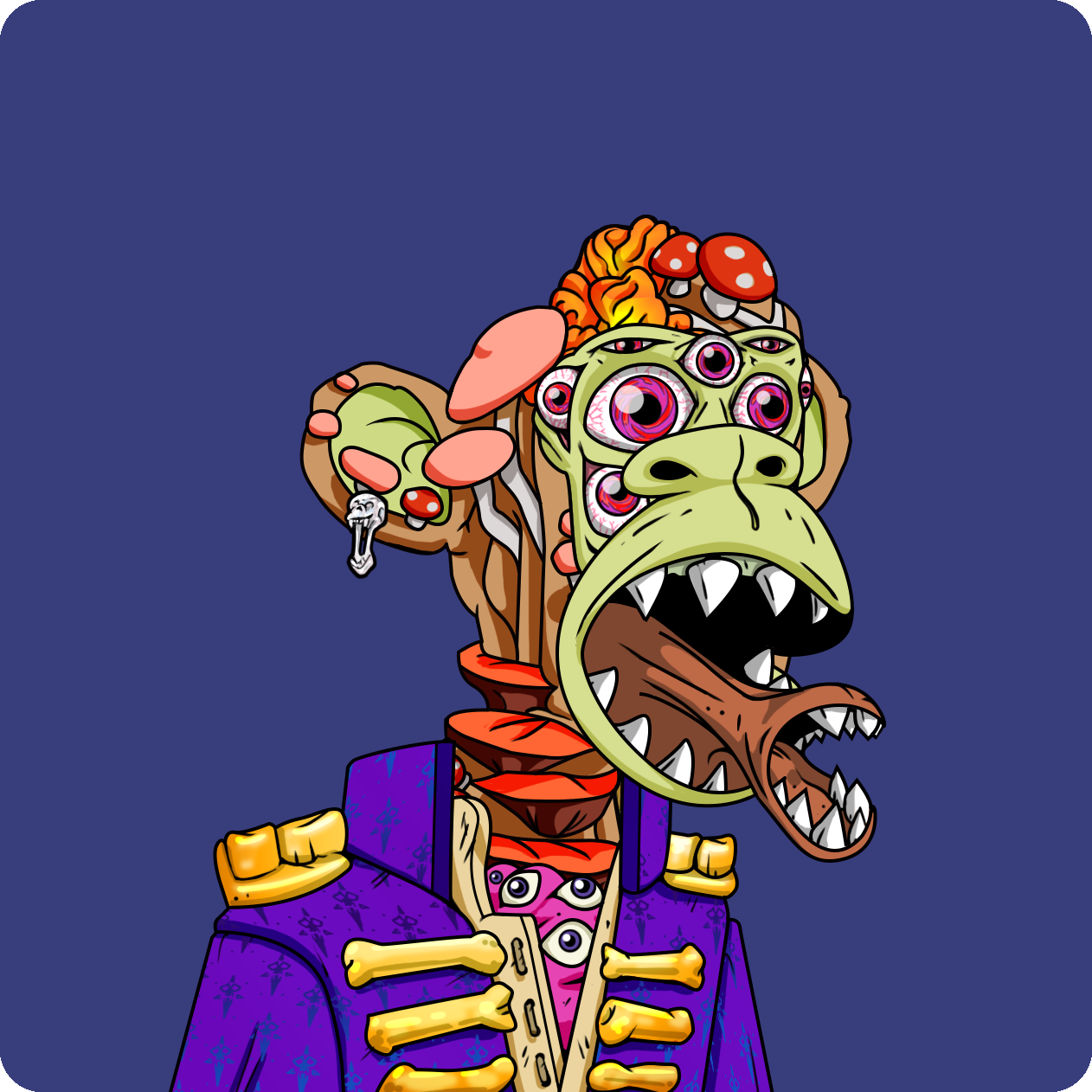 Yuga Labs - Mutant Ape Yacht Club - NFT # 10496