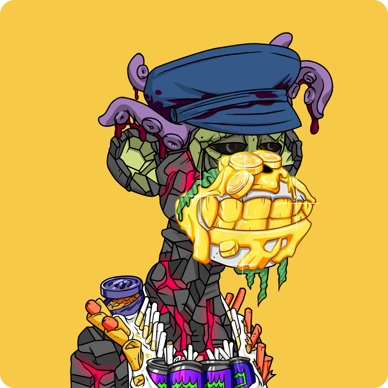 Yuga Labs - Mutant Ape Yacht Club - NFT # 9833