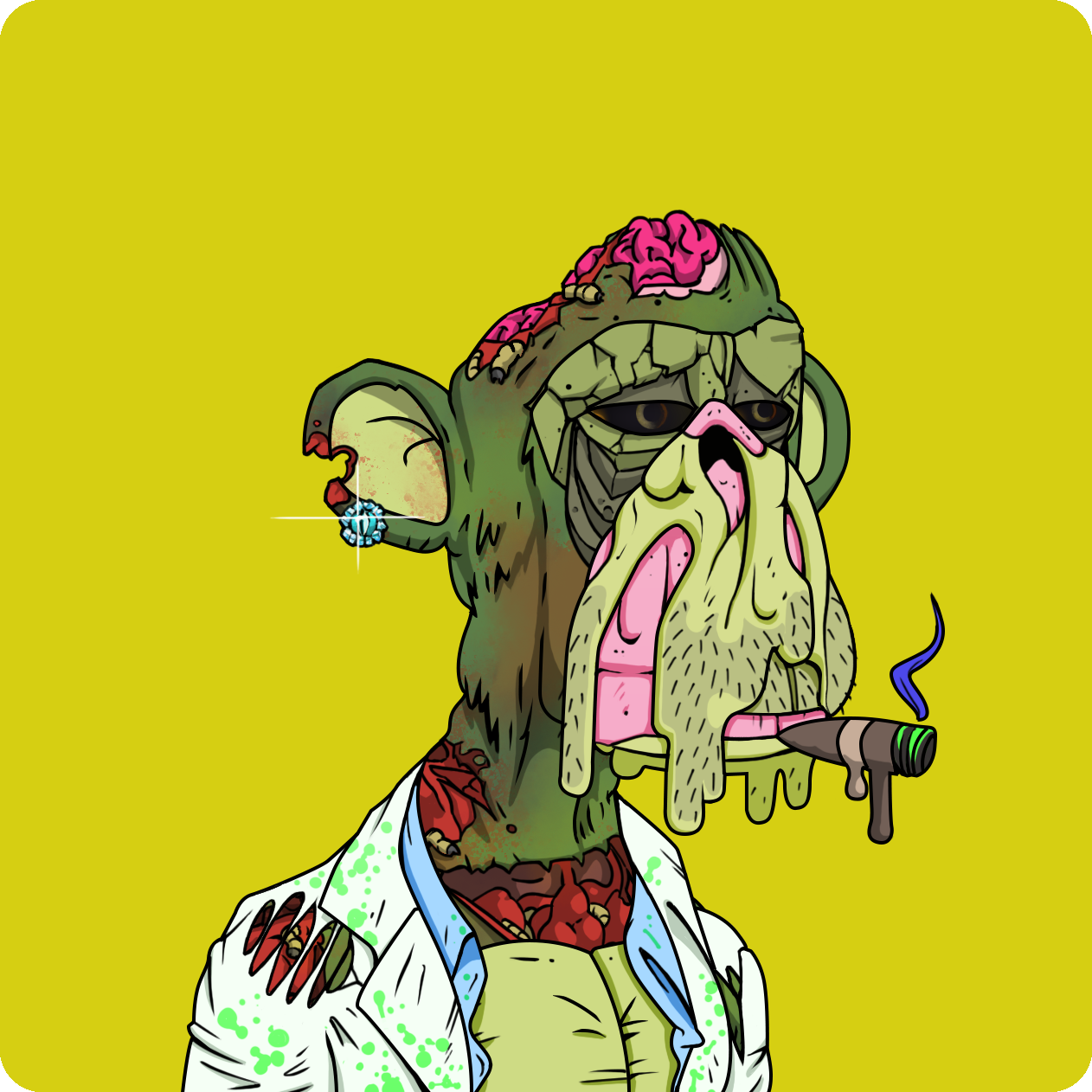 Yuga Labs - Mutant Ape Yacht Club - NFT # 3215