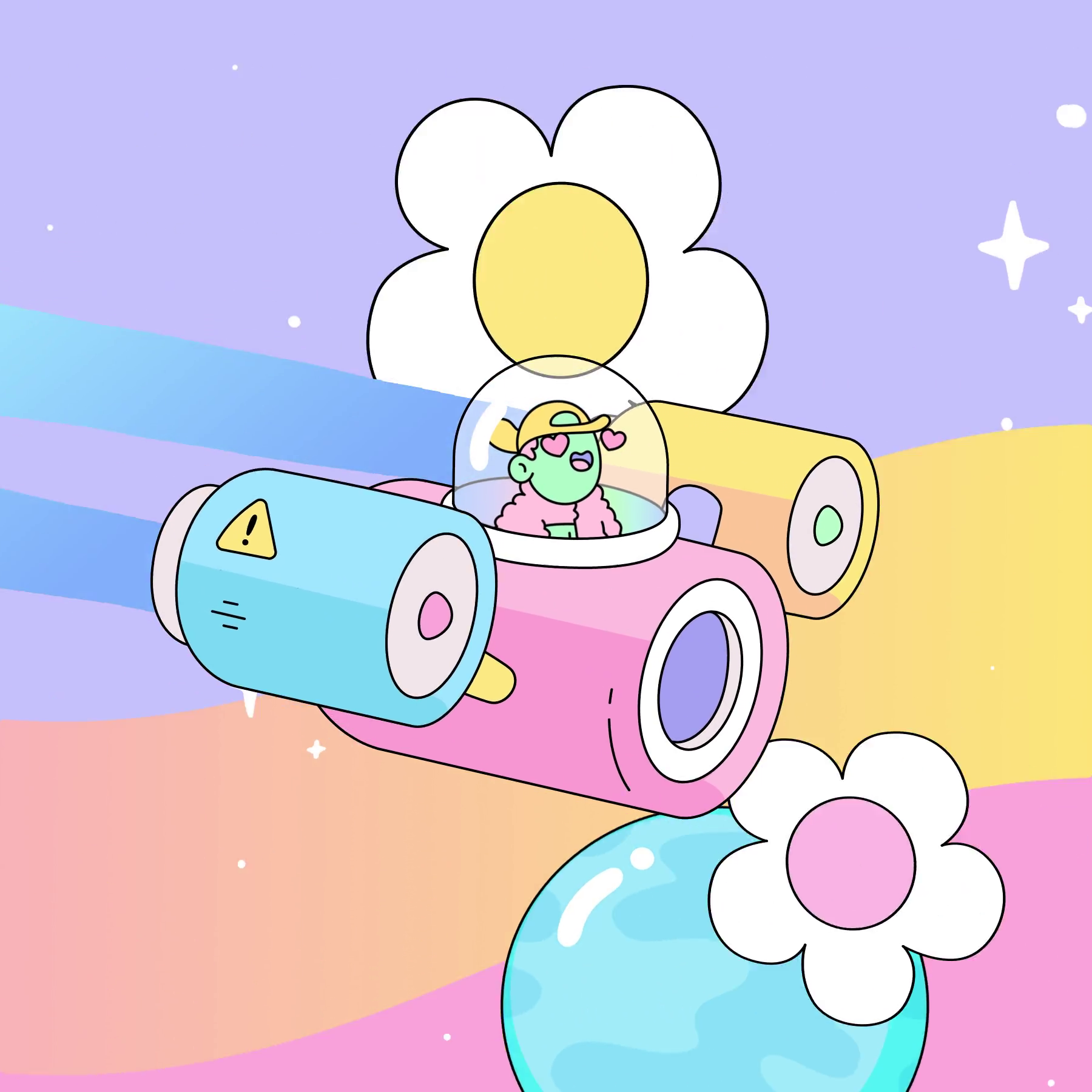 The Doodles Founders - Space Doodles - Space Doodle #9734 - NFT # 9734