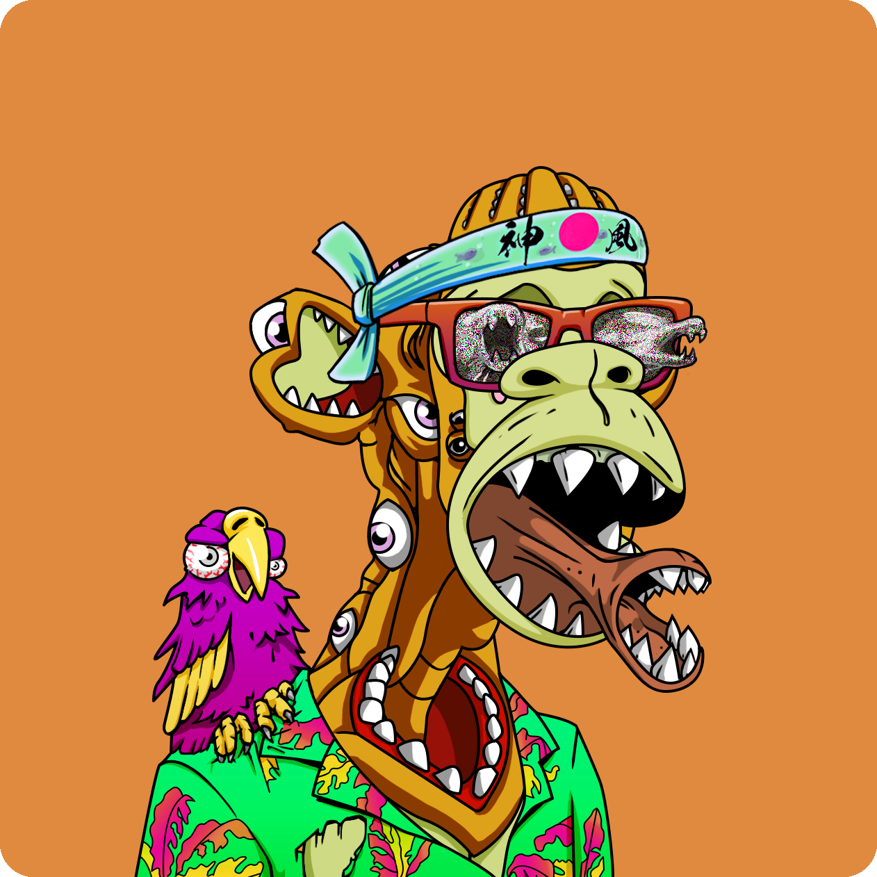 Yuga Labs - Mutant Ape Yacht Club - NFT # 7104