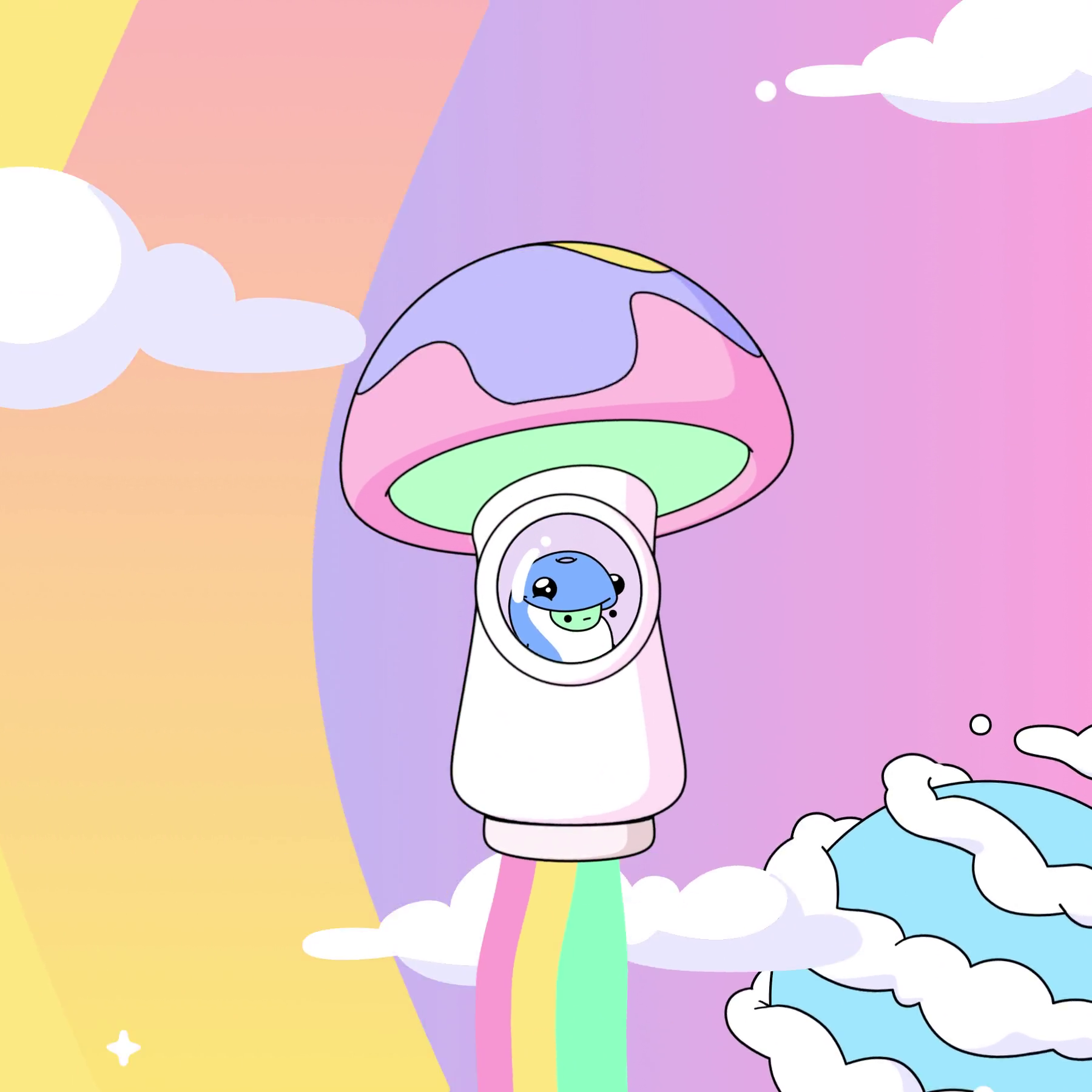 The Doodles Founders - Space Doodles - Space Doodle #75 - NFT # 75