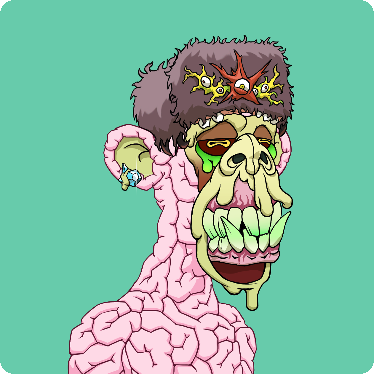 Yuga Labs - Mutant Ape Yacht Club - NFT # 6515