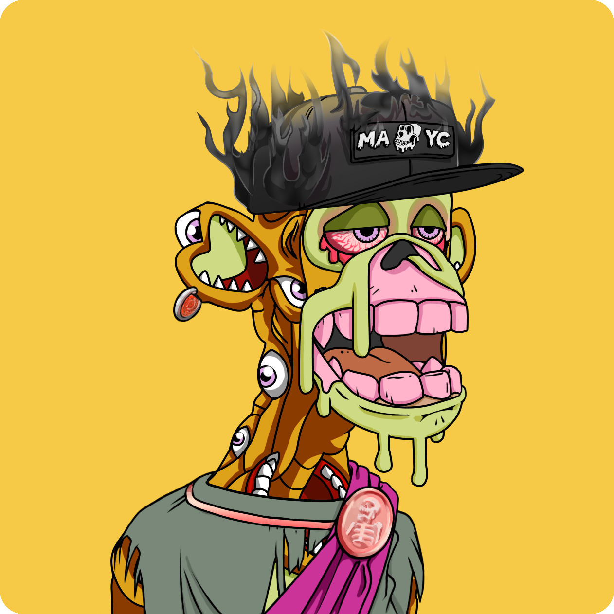 Yuga Labs - Mutant Ape Yacht Club - NFT # 14086