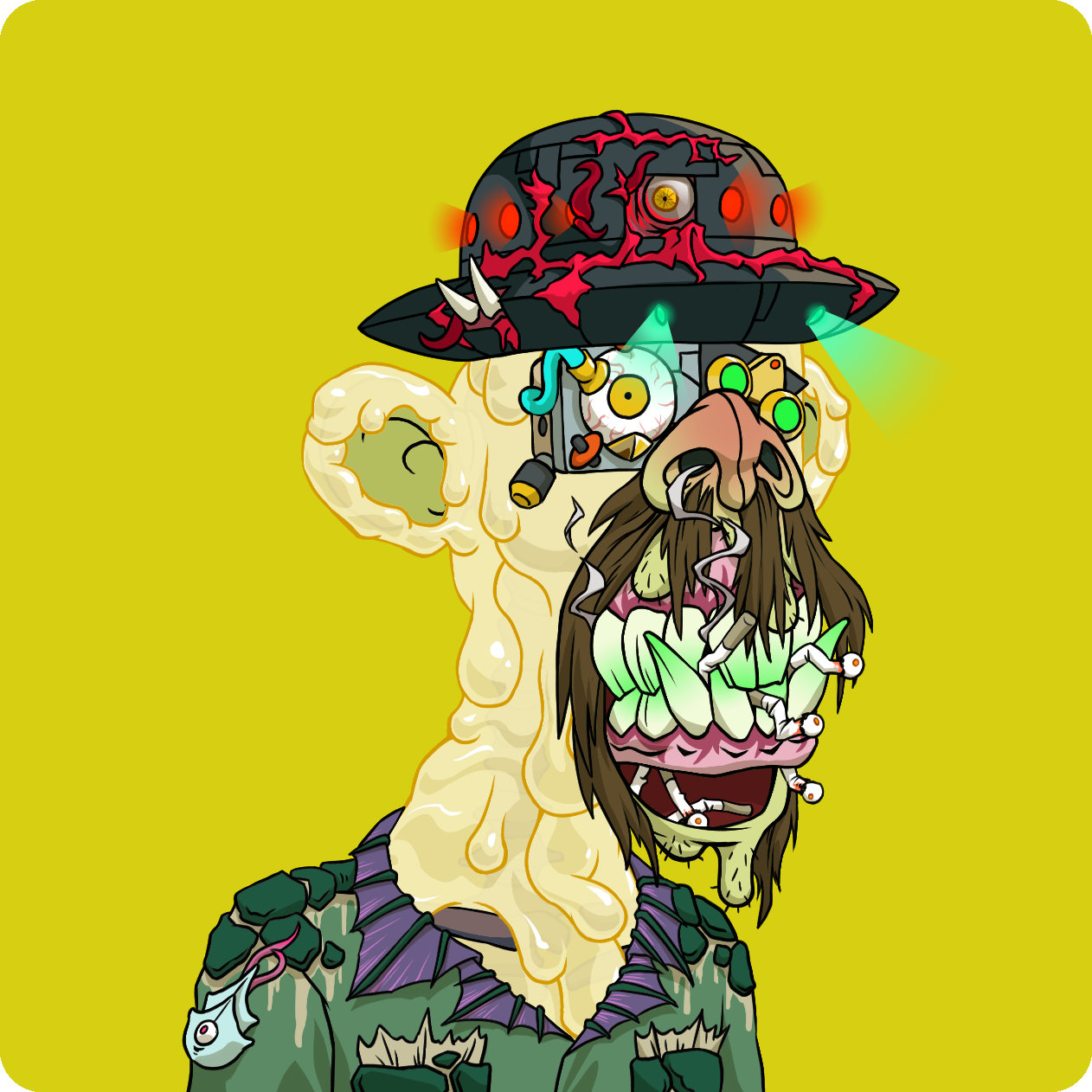 Yuga Labs - Mutant Ape Yacht Club - NFT # 4445