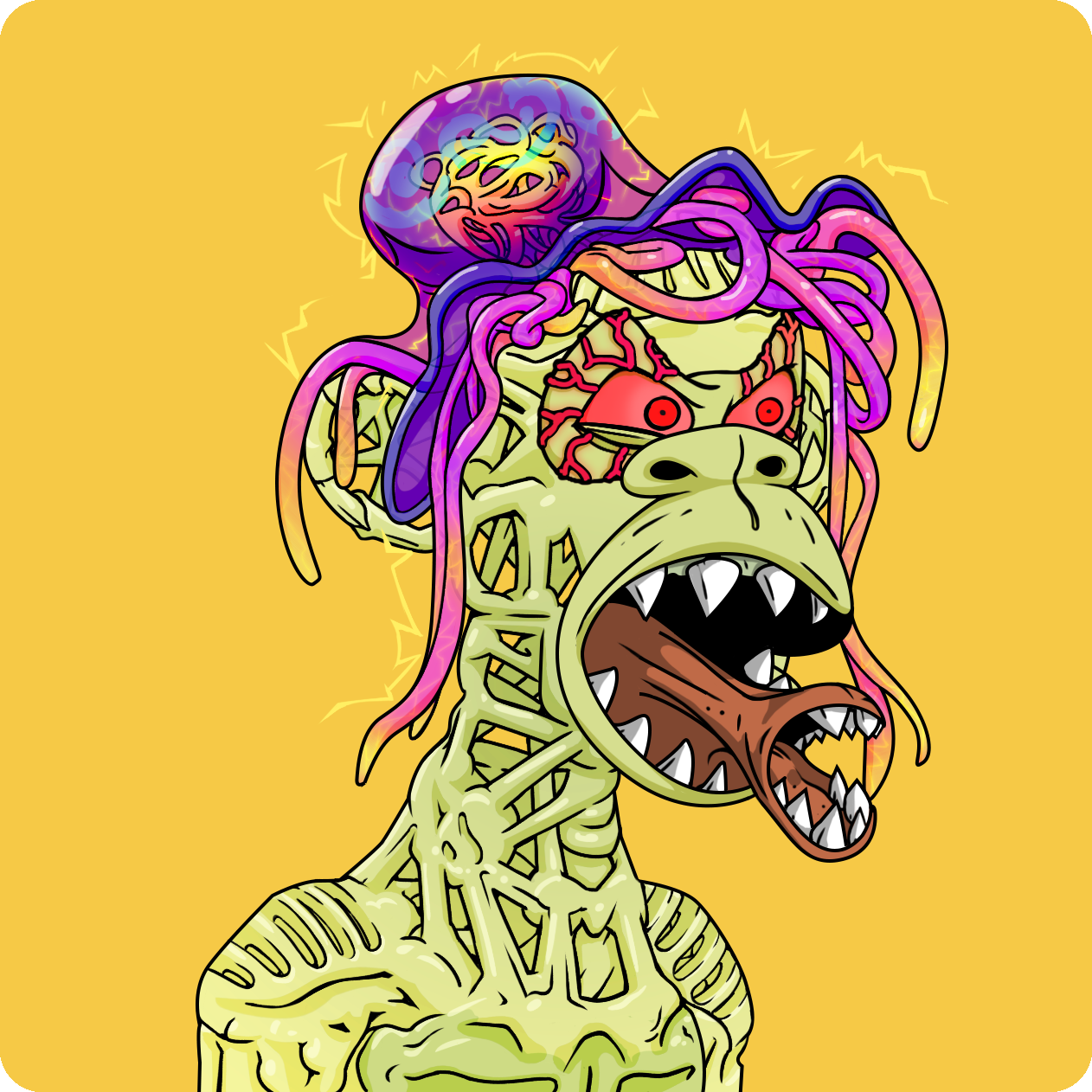 Yuga Labs - Mutant Ape Yacht Club - NFT # 1910