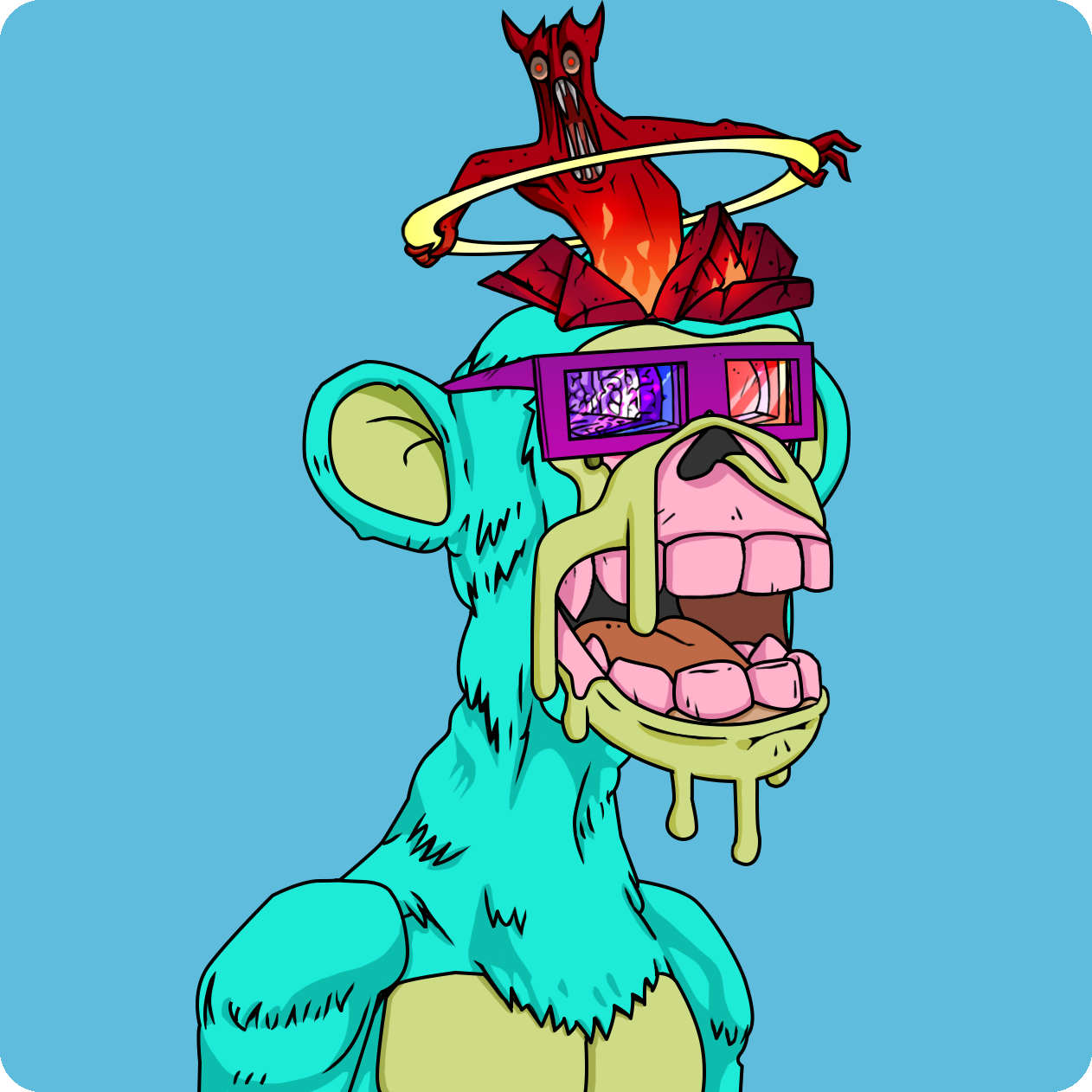 Yuga Labs - Mutant Ape Yacht Club - NFT # 4483