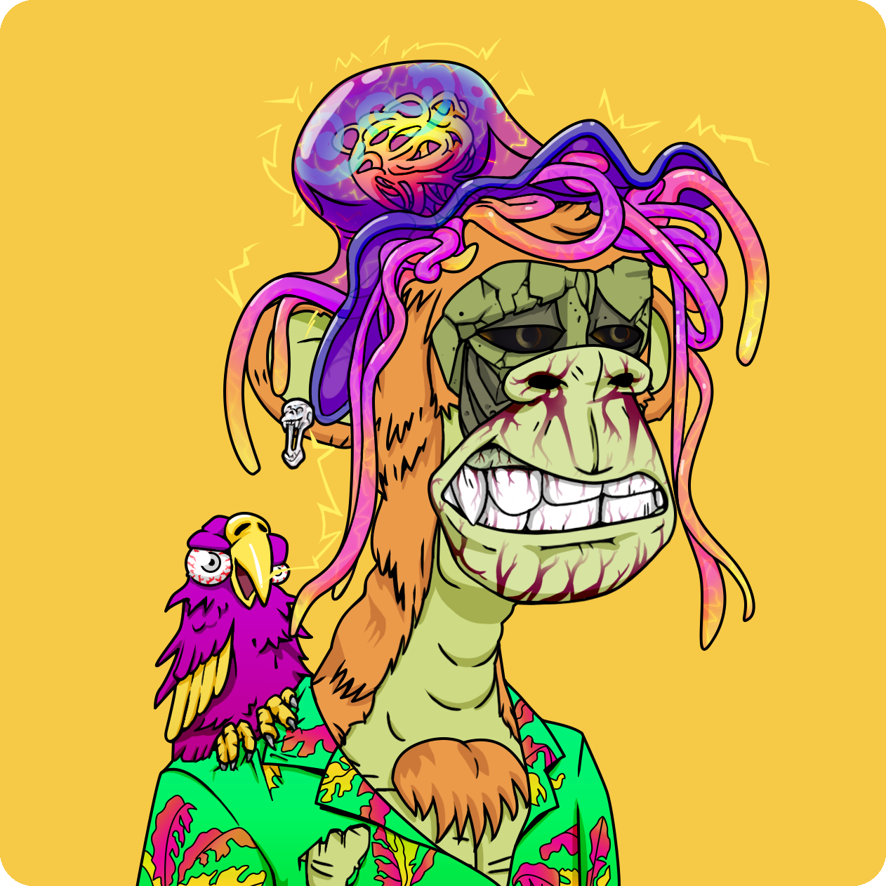 Yuga Labs - Mutant Ape Yacht Club - NFT # 18168