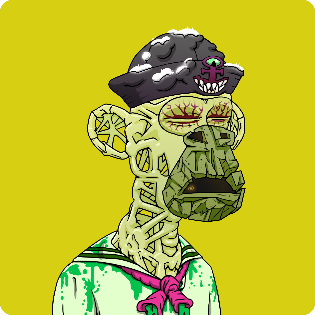 Yuga Labs - Mutant Ape Yacht Club - NFT # 3335