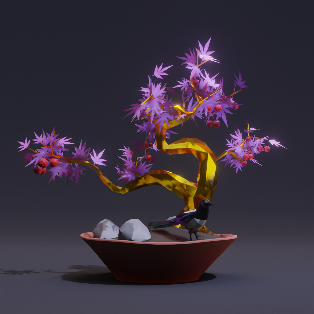 ZENFT Garden Society - Bonsai - Bonsai #8495 - NFT # 8495