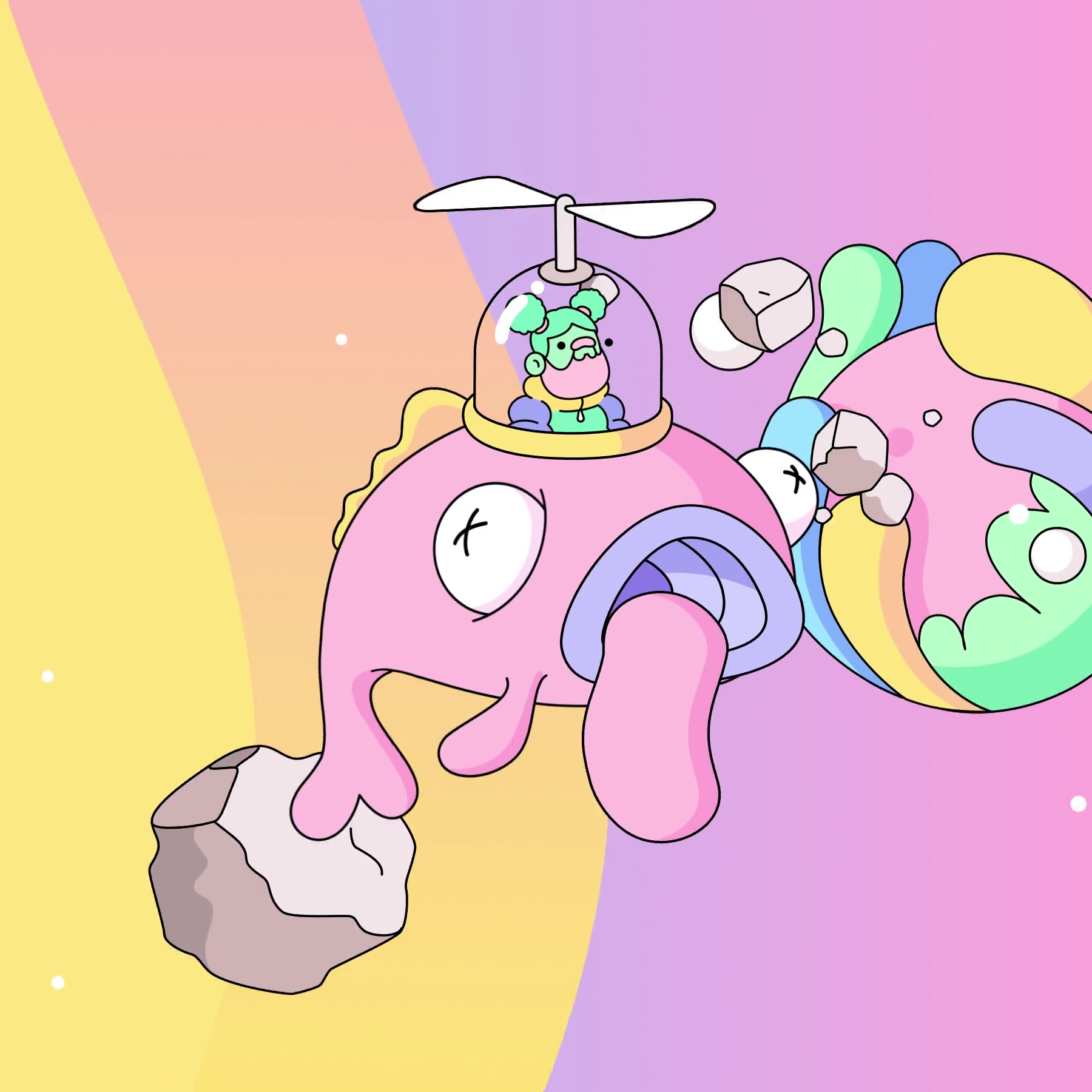 The Doodles Founders - Space Doodles - Space Doodle #9796 - NFT # 9796