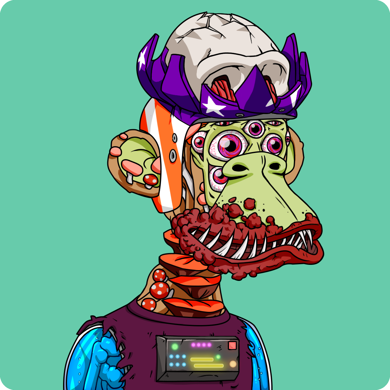 Yuga Labs - Mutant Ape Yacht Club - NFT # 1724