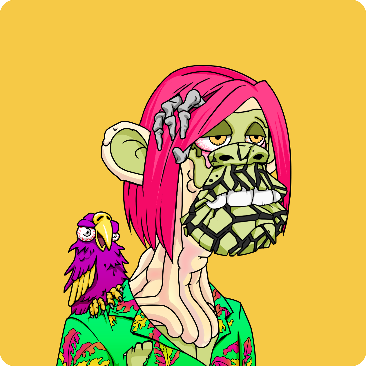 Yuga Labs - Mutant Ape Yacht Club - NFT # 13386