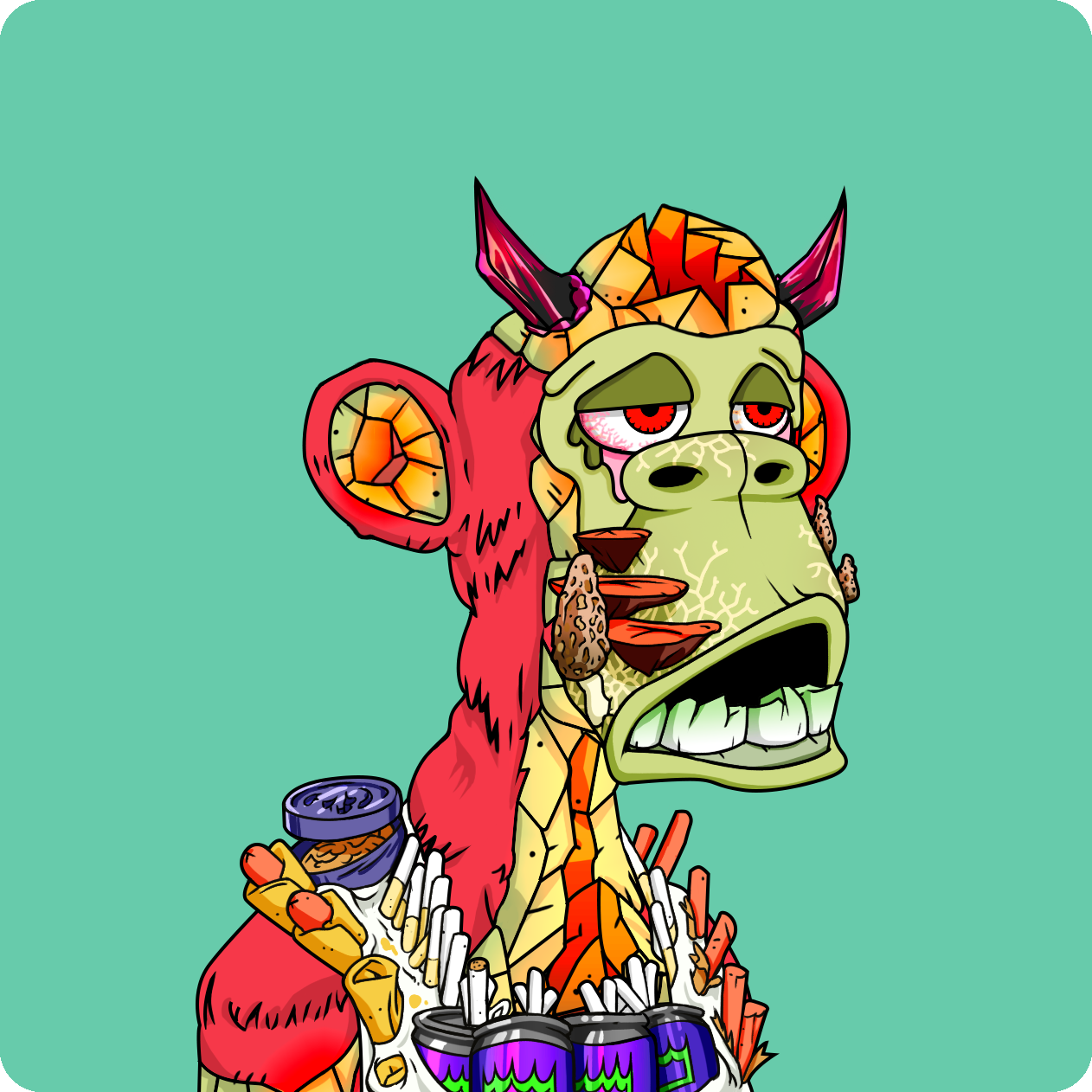 Yuga Labs - Mutant Ape Yacht Club - NFT # 3382