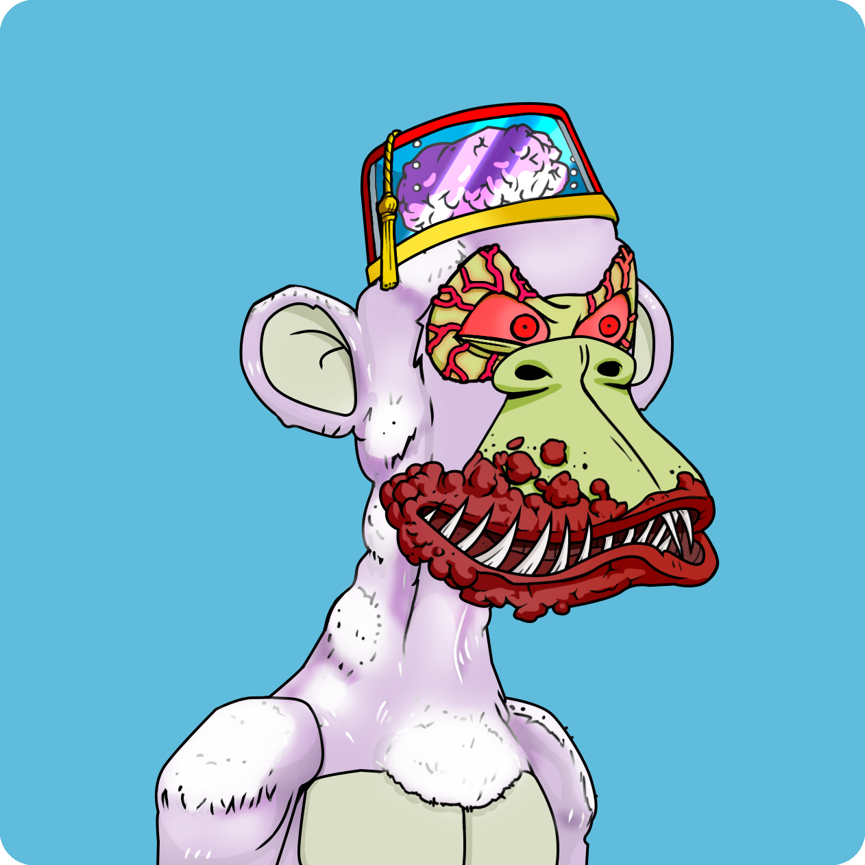 Yuga Labs - Mutant Ape Yacht Club - NFT # 3986