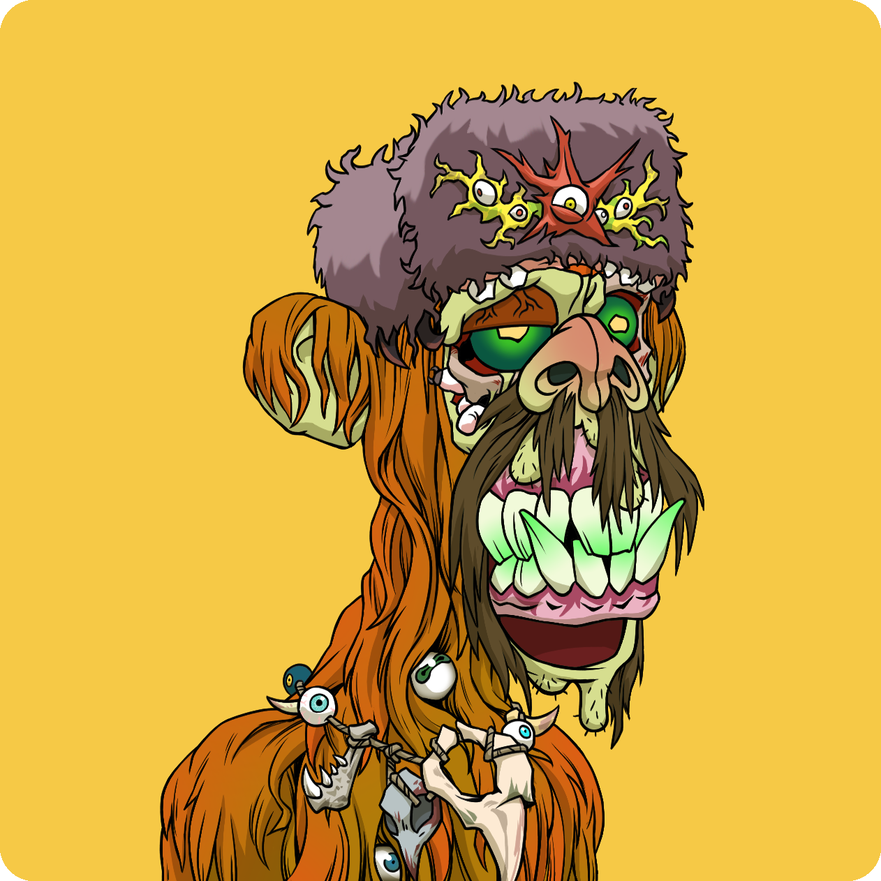 Yuga Labs - Mutant Ape Yacht Club - NFT # 3257