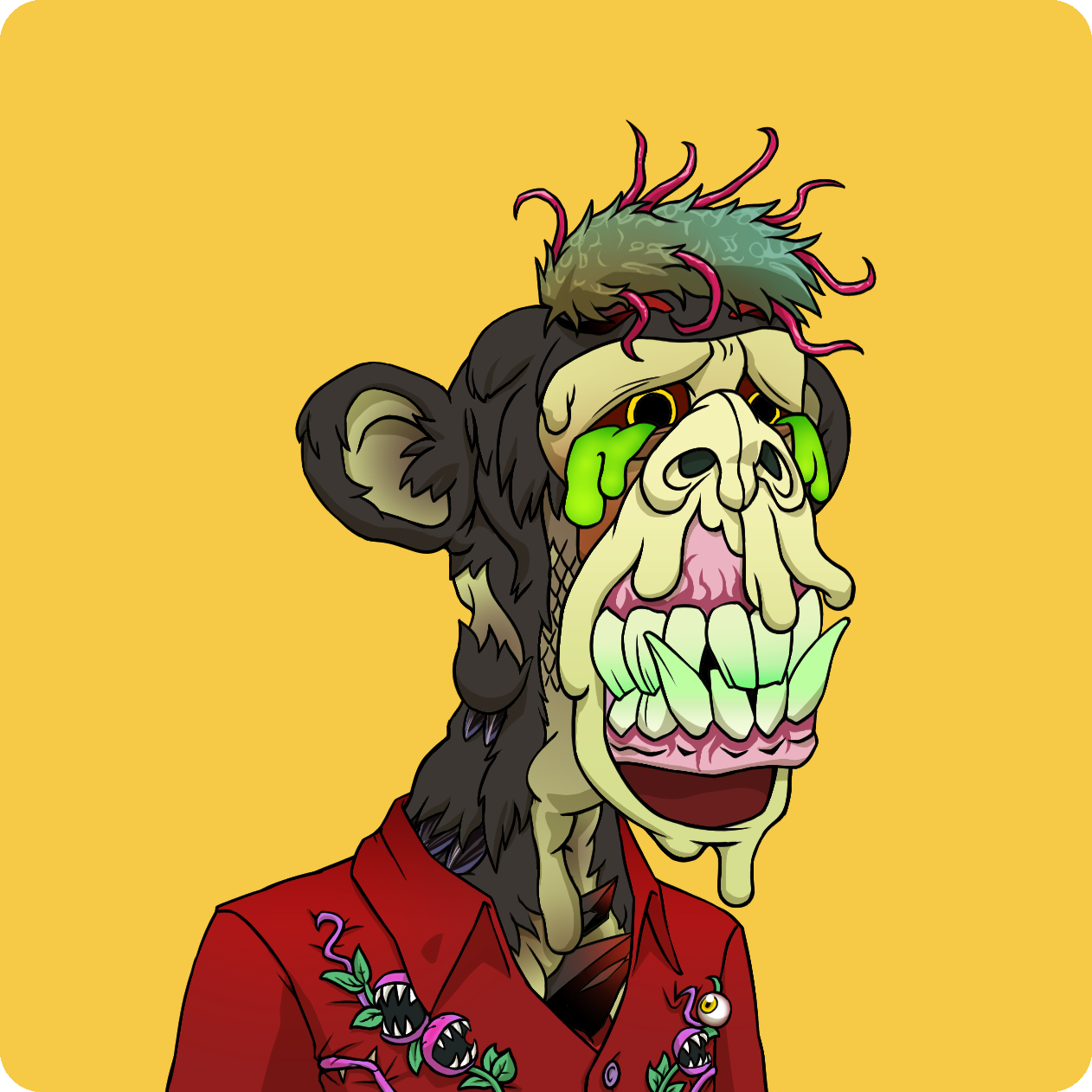 Yuga Labs - Mutant Ape Yacht Club - NFT # 2458